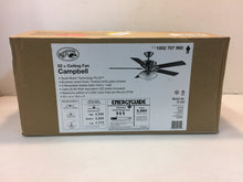 Load image into Gallery viewer, Hampton Bay 91359 Campbell 52" LED Brushed Nickel Ceiling Fan 1002707960
