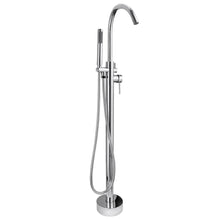 Load image into Gallery viewer, AKDY TF0021 1-Handle Freestanding Floor Mount Faucet Bathtub Filler Chrome
