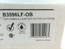 Load image into Gallery viewer, Delta B3596LF-OB Windemere 8" Widespread Bathroom Faucet Oil-Rubbed Bronze