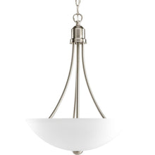 Load image into Gallery viewer, Progress Lighting P3914-09 Gather 2-Light Brushed Nickel Foyer Pendant