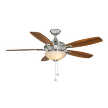 Load image into Gallery viewer, Hampton Bay 14922 Springview 52 in. Brushed Nickel Ceiling Fan 750809