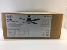 Load image into Gallery viewer, Hampton Bay Alida 52-in Indoor Oil-Rubbed Bronze Ceiling Fan w Remote YG222-ORB
