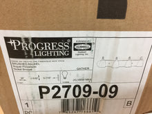 Load image into Gallery viewer, Progress Lighting Gather 30" 4-Light Brushed Nickel Bath Vanity Light P2709-09