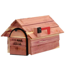 Load image into Gallery viewer, Gibraltar Mailboxes CC2R0000 Cedar Chalet Post-Mount Mailbox