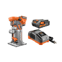 Load image into Gallery viewer, RIDGID R86044SB 18-Volt Brushless Compact Router Kit