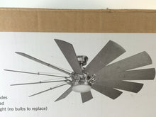 Load image into Gallery viewer, Home Decorators YG545-BN Trudeau 60" LED Brushed Nickel Ceiling Fan 731152