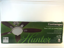 Load image into Gallery viewer, Hunter 59013 Contempo 52" Indoor Brushed Nickel Ceiling Fan