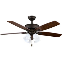 Load image into Gallery viewer, Hampton Bay 57231 Devron 52" Oil-Rubbed Bronze Ceiling Fan w/ Light Kit 751318