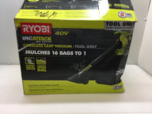 Load image into Gallery viewer, Ryobi RY40405BTL 40V Cordless Battery Leaf Vacuum/Mulcher (Tool Only)
