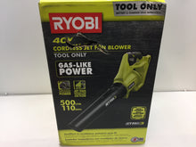 Load image into Gallery viewer, RYOBI RY40406BTL 110 MPH 500 CFM Variable-Speed 40V Li-Ion Cordless Leaf Blower