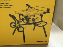 Load image into Gallery viewer, DEWALT DWE7491RS 15 Amp 10 in. Job Site Table Saw with Rolling Stand