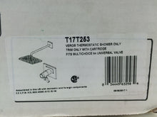 Load image into Gallery viewer, Delta T17T253 Vero TempAssure 17T 1-Handle Shower Faucet Trim Kit Only Chrome