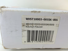 Load image into Gallery viewer, Whitehaus WHST10003-005SK-BSS Kitchen Faucet, Brushed Stainless Steel