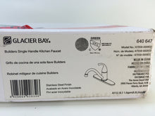 Load image into Gallery viewer, Glacier Bay 67559-0008D2 Builders Standard Kitchen Faucet, Stainless Steel