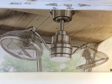 Load image into Gallery viewer, HDC AM348-BN Pendersen 42" LED Brushed Nickel Ceiling Fan 1001682794