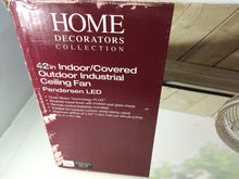 Load image into Gallery viewer, HDC AM348-BN Pendersen 42" LED Brushed Nickel Ceiling Fan 1001682794