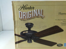 Load image into Gallery viewer, Hunter 23838 Original 52 in. Indoor/Outdoor Black Ceiling Fan