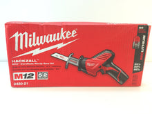 Load image into Gallery viewer, Milwaukee 2420-21 M12 12-Volt Li-Ion Cordless HACKZALL Reciprocating Saw Kit
