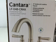 Load image into Gallery viewer, Pfister LF-048-CRKK Cantara 4" Centerset 2-Handle Bath Faucet, Brushed Nickel