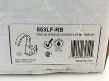 Load image into Gallery viewer, Delta 553LF-RB Vero 1-Hole 1-Handle Bathroom Faucet Venetian Bronze
