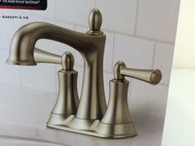 Load image into Gallery viewer, Delta 25774LF-SP Rila 4" Centerset Bathroom Faucet, SpotShield Brushed Nickel