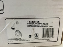 Load image into Gallery viewer, Delta T14238-SS Lahara 1-Handle 1-Spray Shower Faucet Trim Kit in Stainless