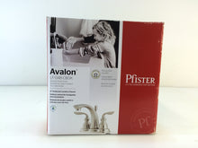 Load image into Gallery viewer, Pfister LF-048-CB0K Avalon 4" Centerset Bathroom Faucet in Brushed Nickel