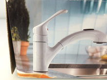 Load image into Gallery viewer, Moen CA87316W Renzo 1-Handle Low Arc Pullout Kitchen Faucet, Glacier