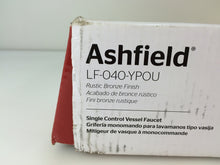Load image into Gallery viewer, Pfister LF-040-YP0U Ashfield 1-Hole 1-Handle Vessel Bath Faucet Rustic Bronze