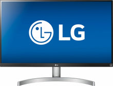 Load image into Gallery viewer, LG 27UL600-W 4K 27" IPS LED 4K UHD FreeSync Monitor Silver/White, NOB
