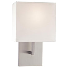 Load image into Gallery viewer, George Kovacs P470-084 1-Light Brushed Nickel Wall Sconce
