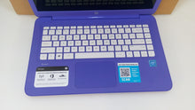 Load image into Gallery viewer, Laptop Hp Stream 14-ax020nr 14" Celeron N3060 1.6Ghz 4GB 32GB eMMC Purple