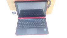 Load image into Gallery viewer, HP Pavilion x360 Convertible 11-K121DS 11.6" Touch N3700 1.6GHz 4GB 500GB RED