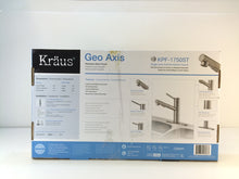 Load image into Gallery viewer, KRAUS KPF-1750ST Geo Axis Pull-Out Sprayer Kitchen Faucet in Stainless Steel