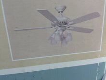 Load image into Gallery viewer, Hampton Bay 14948 Bristol Lane 52" Indoor White Ceiling Fan w Light Kit 321614