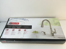 Load image into Gallery viewer, Delta 19962-SSSD-DST Charmaine Pull-Down Sprayer Kitchen Faucet Stainless