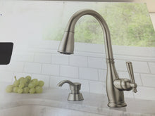 Load image into Gallery viewer, Delta 19962-SSSD-DST Charmaine Pull-Down Sprayer Kitchen Faucet Stainless