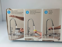 Load image into Gallery viewer, MOEN 87350ESRS Haysfield Pull-Down Sprayer Touchless Kitchen Faucet Stainless