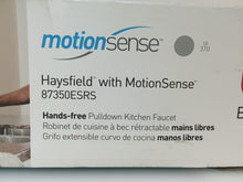 Load image into Gallery viewer, MOEN 87350ESRS Haysfield Pull-Down Sprayer Touchless Kitchen Faucet Stainless