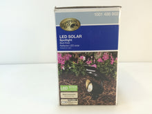 Load image into Gallery viewer, Hampton Bay NXT-3149 Solar Black LED Outdoor Spotlight 1001486802