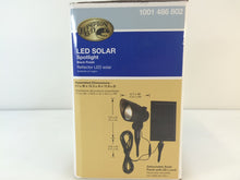 Load image into Gallery viewer, Hampton Bay NXT-3149 Solar Black LED Outdoor Spotlight 1001486802