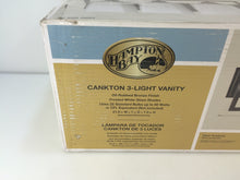 Load image into Gallery viewer, Hampton Bay 19060-000 Cankton Highlighted Espresso Vanity Fixture 1000052981
