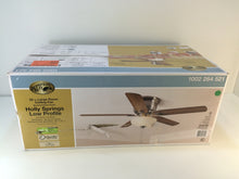 Load image into Gallery viewer, Hampton Bay 57289 52" Holly Springs LED Brushed Nickel Ceiling Fan 1002264521