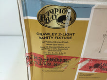 Load image into Gallery viewer, Hampton Bay AD065-W2 Crawley 2-Light Oil-Rubbed Bronze Vanity Light 1000037468