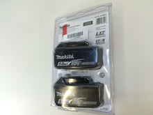 Load image into Gallery viewer, Makita BL1850B-2 18V LXT Lithium-Ion High Capacity Battery Pack 5.0Ah (2-Pack)