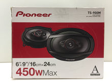 Load image into Gallery viewer, (1-pair) Pioneer TS-900M 6" x 9" 4-way Coaxial Speakers 450W Max Power, NOB