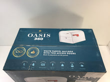 Load image into Gallery viewer, Architectural Mailboxes Oasis 360 White Locking Parcel Mailbox 6300W-10