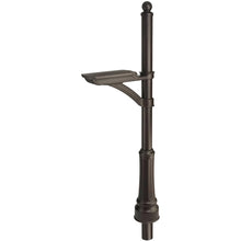 Load image into Gallery viewer, Architectural Mailboxes Nantucket In-Ground Steal Post Oil Rubbed Bronze 7513RZ