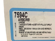 Load image into Gallery viewer, MOEN 7594C Arbor 1-Handle Pull-Down Sprayer Kitchen Faucet, Chrome