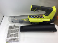 Load image into Gallery viewer, RYOBI P21081A ONE+ 100MPH 280CFM 18V Cordless Jet Fan Leaf Blower Bare Tool, NOB